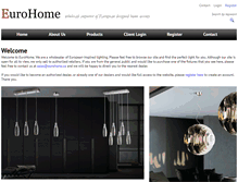 Tablet Screenshot of eurohome.ca